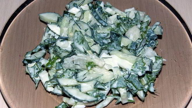 Рецепт Салат с одуванчиком