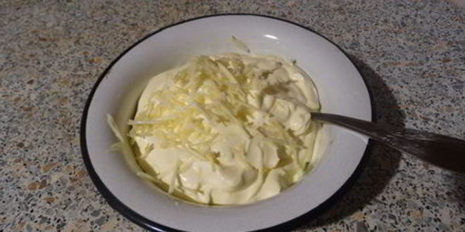 Рецепт салат с печеньем крекером