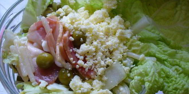 Рецепт салат с пекинской капустой