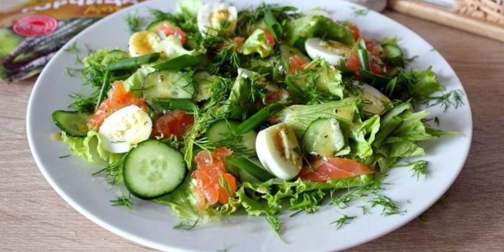 Рецепт салат со свеклой и семгой