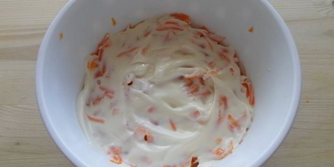 Рецепт салат с соленой рыбкой