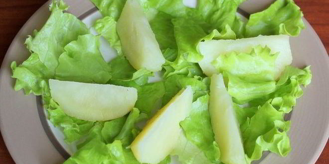 Рецепт салата с тунцома и белого фасолью