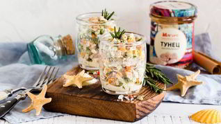 Рецепт Салат с тунцом и овощами