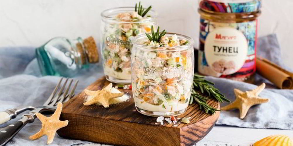 Как приготовить салат с тунцом и овощами