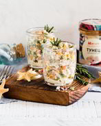 Салат с тунцом и овощами