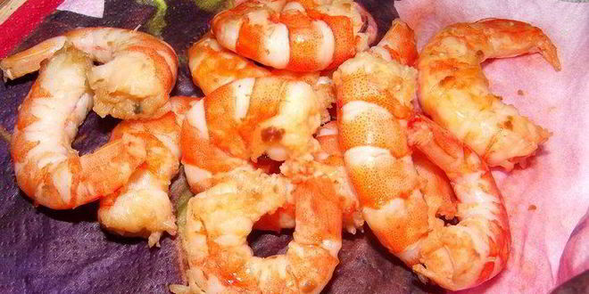 Рецепт салат цезарь с креветками