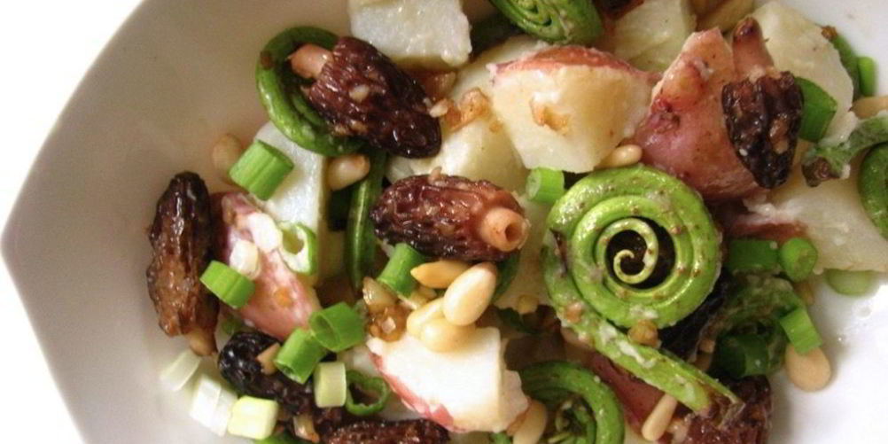 Как приготовить салат цветок папоротника