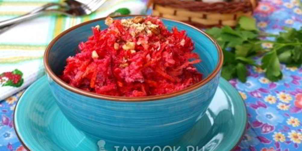 Рецепт салат с консервированной фасолью, морковью и луком