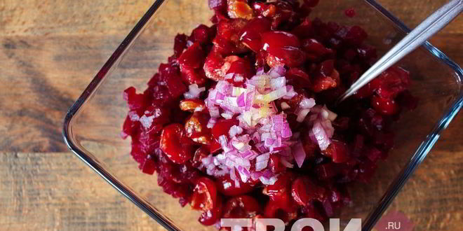 Рецепт сладкий салат