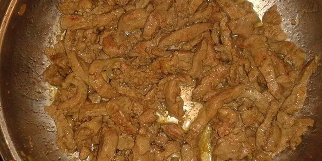 Рецепт теплый салат печеночный