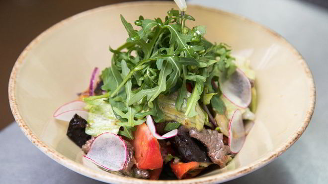 Рецепт Теплый салат с телятиной