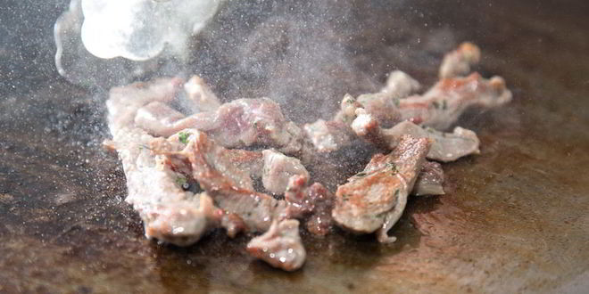 Рецепт теплый салат с телятиной