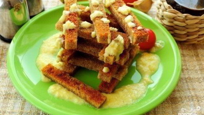 Рецепт Чесночный соус для гренок