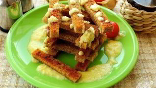 Рецепт Чесночный соус для гренок