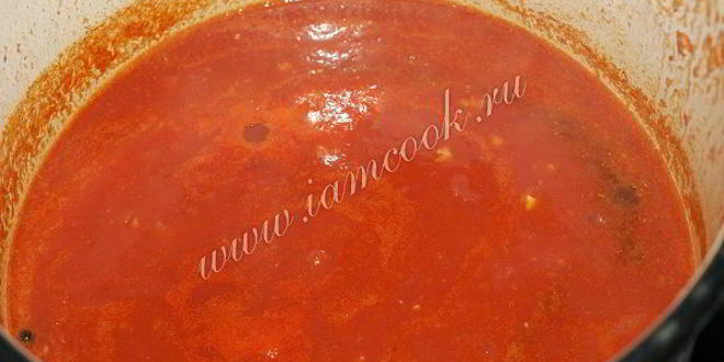 Рецепт домашний томатный соус