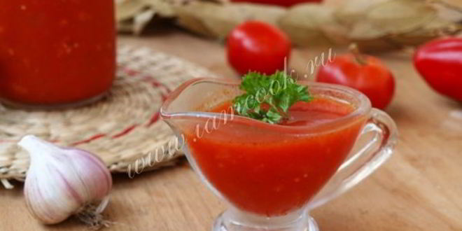 Рецепт домашний томатный соус