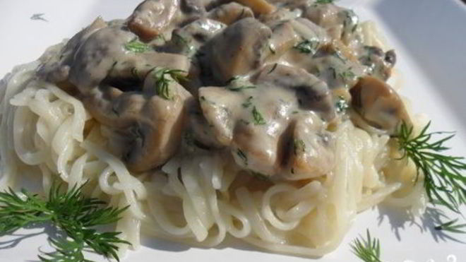 Рецепт Грибной соус для спагетти