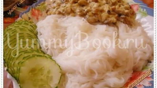 Рецепт Грибной соус с баклажанами