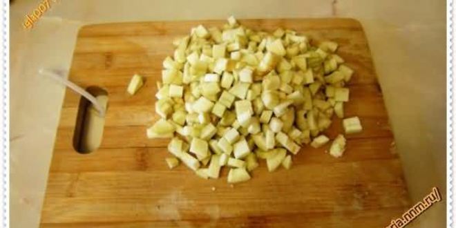 Рецепт грибной соус с баклажанами