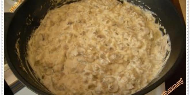 Рецепт грибной соус с баклажанами