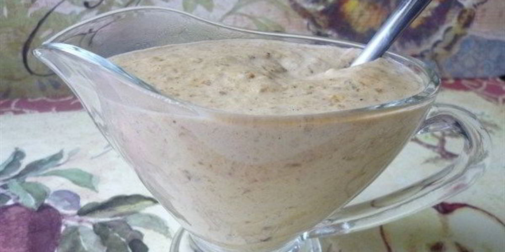 Как приготовить грибной соус со сметаной