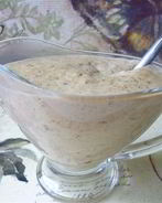 Грибной соус со сметаной