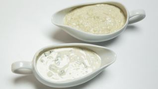 Рецепт Йогуртовый соус с баклажаном и тхиной