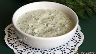 Рецепт Йогуртовый соус с фетой и маслинами