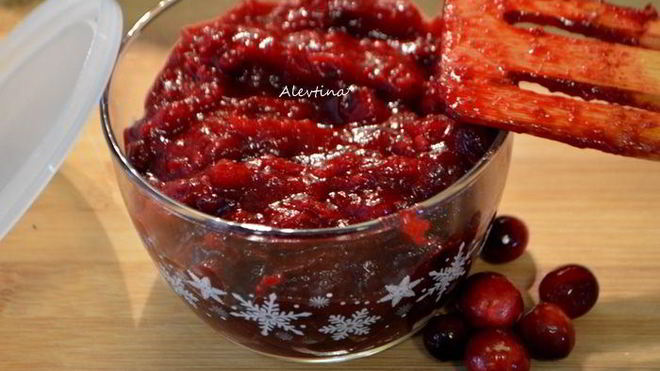 Рецепт Клюквенный соус барбекю