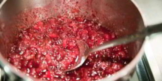 Рецепт клюквенный соус к мясу