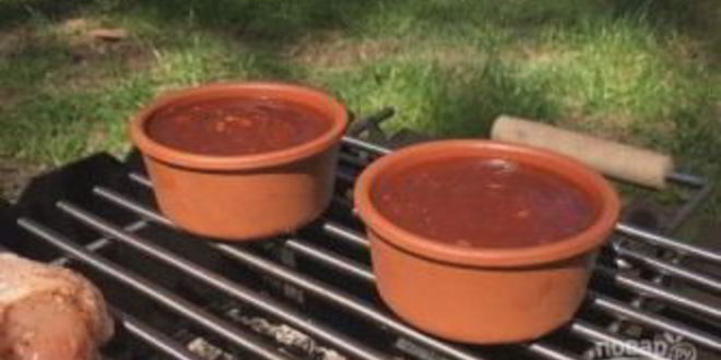 Рецепт курица на гриле с соусом барбекю