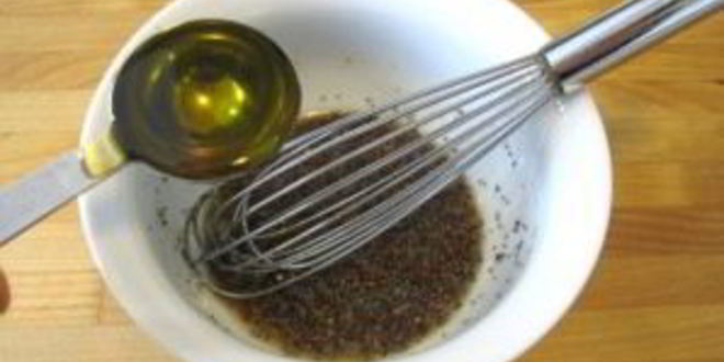 Рецепт медово-горчичная заправка с маком