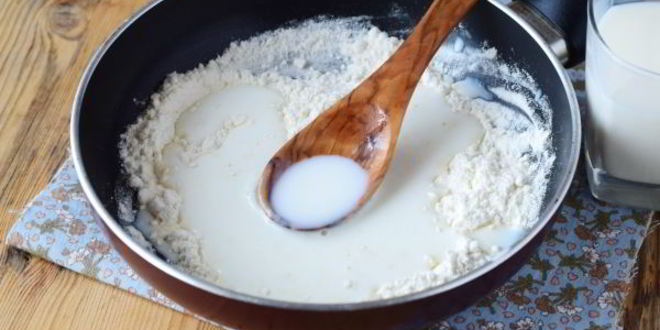 Рецепт молочный соус для котлет