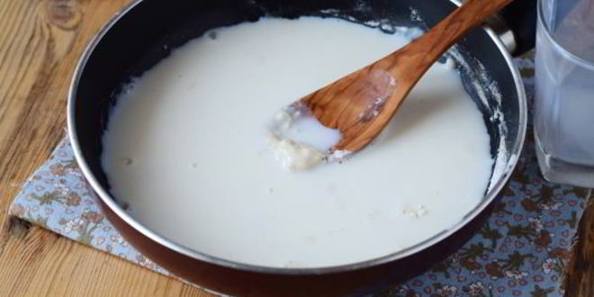 Рецепт молочный соус для котлет