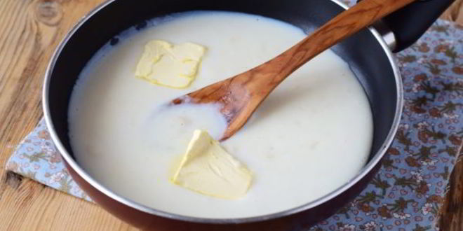 Рецепт молочный соус для котлет