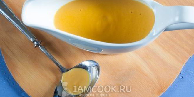 Рецепт морковный соус со сливками