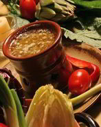 Пьемонтский масляный соус для овощей