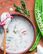 Шхушыпс, чесночный соус