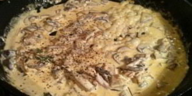 Рецепт сливочно-грибной соус