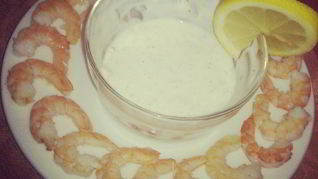 Рецепт Сливочный соус для креветок