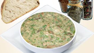 Рецепт Сливочный соус с грибами в мультиварке