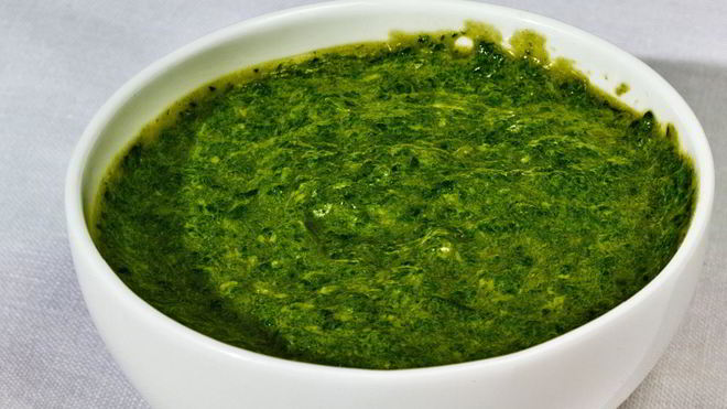 Рецепт Сливочный соус со шпинатом