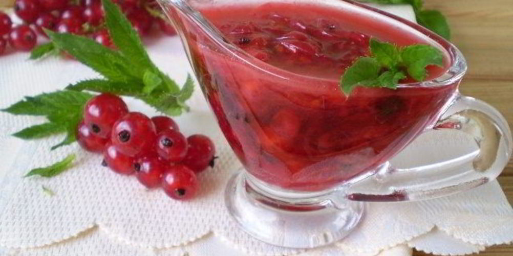 Как приготовить смородиновый соус