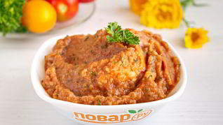 Рецепт Соус-дип из запеченных баклажан