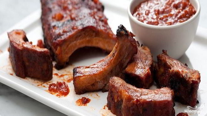 Рецепт Соус для свиных ребрышек