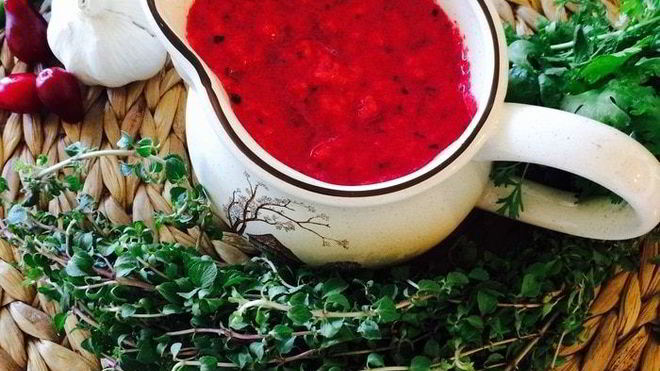 Рецепт Соус из кизила