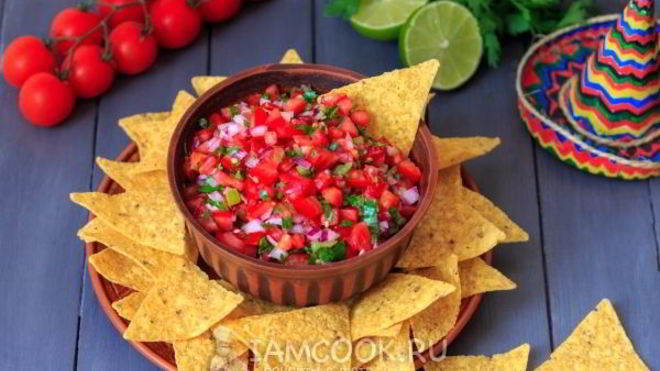 Рецепт Соус Пико-де-гальо