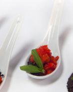 Тапенад из оливок с запеченным перцем