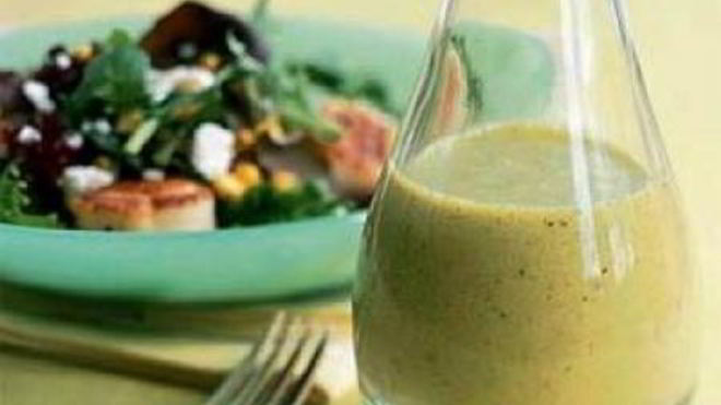 Рецепт Универсальная заправка для салатов из свежих овощей