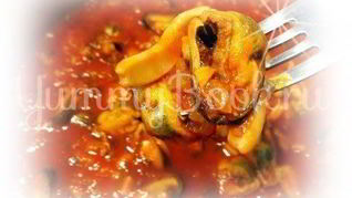 Рецепт Универсальный томатный соус с морепродуктами